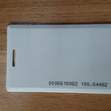 1000 шт./лот 125 кГц TK4100/EM4100 чип Толстый ПВХ ID-Карты пустая смарт-карта