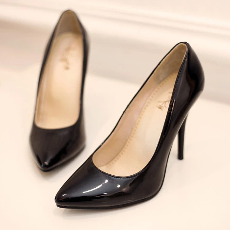 Большой размер 11, 12, 13, 14, 15, 16, 17, женская обувь на высоком каблуке женские туфли-лодочки обувь на высоком каблуке с острым носком неглубокие и тонкие каблуки