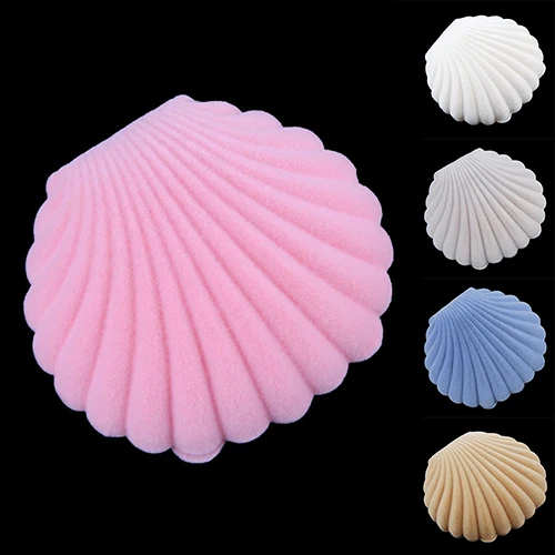 

Cute Sea Shell Earring Ring Necklace Display Storage Organizer Gift Jewelry Box