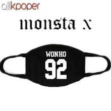 Allkpoper KPOP MONSTA X маска хлопок рот HYUNGWO лицо Муфельная I.M SHOWNU WONHO MINHYUK