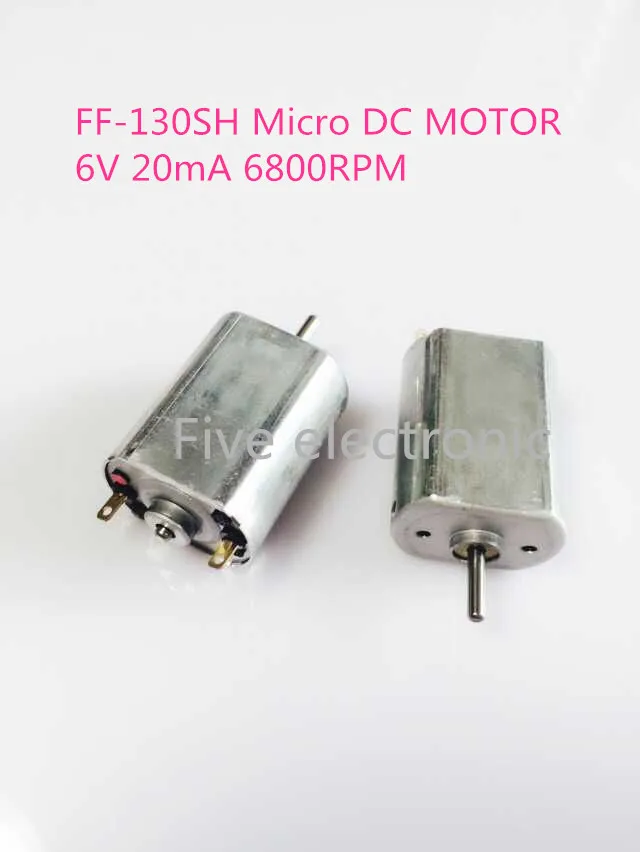 FF-130SH 6V 20mA 6800RPM Micro DC Motor use for Audiovisual Compact disk player Radio Control Models electric shaver | Строительство и