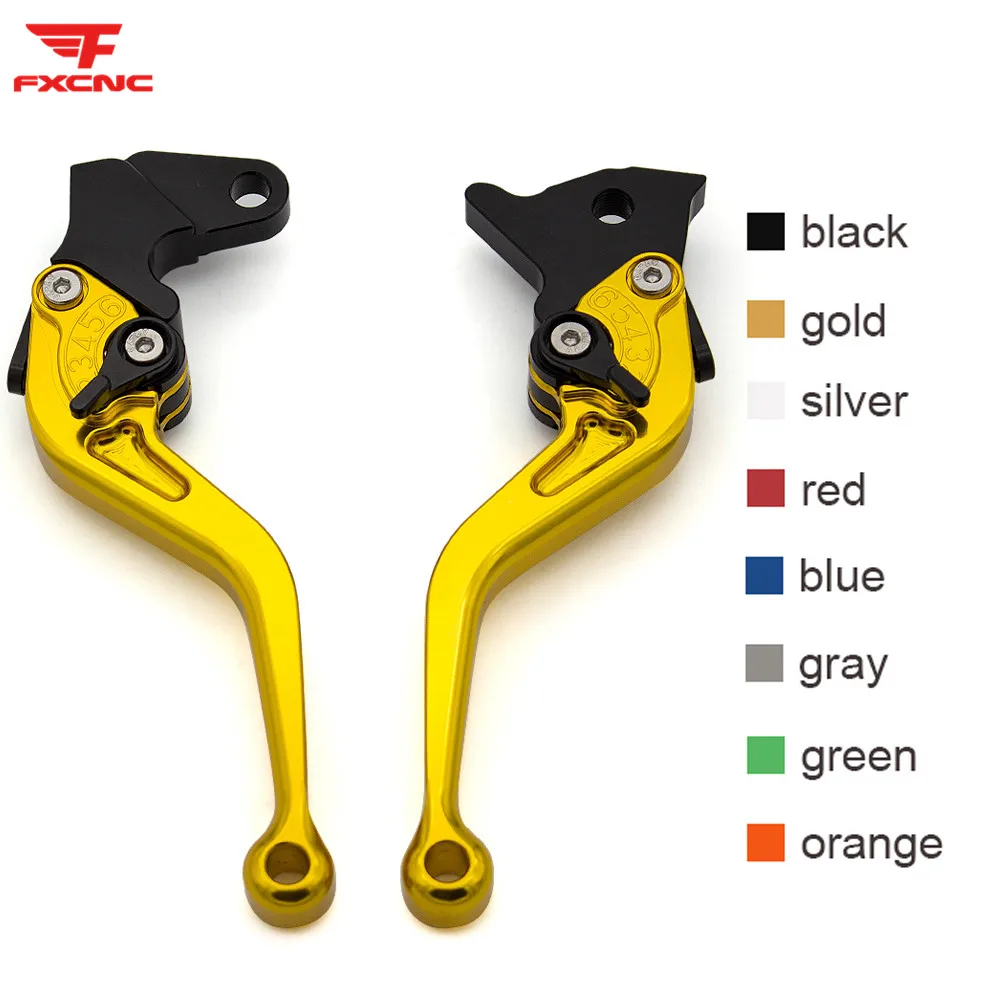 

For SUZUKI HAYABUSA GSXR1300 GSX1300R 2008 - 2017 16 15 Aluminum CNC Short Adjustable Motorcycle Brake Clutch Levers Handle Set