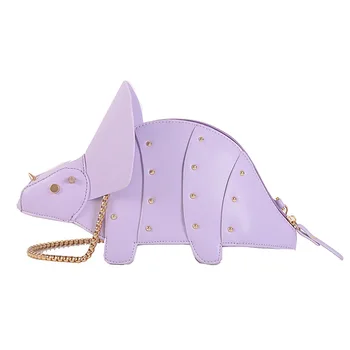 

New 3D Unicorn Dinosaur Design Pu Cute Tote Bag Crossbody Mini Clutch Fashion Handbag Shpulder Bag Flap Designer Bag