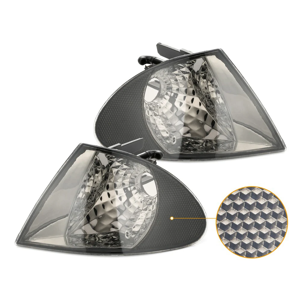 

2 Pieces Clear Lens Parking Turn Signal Indicator Corner Lights for BMW E46 3 Series 1999-2001 Sedan Car Stying Accessories