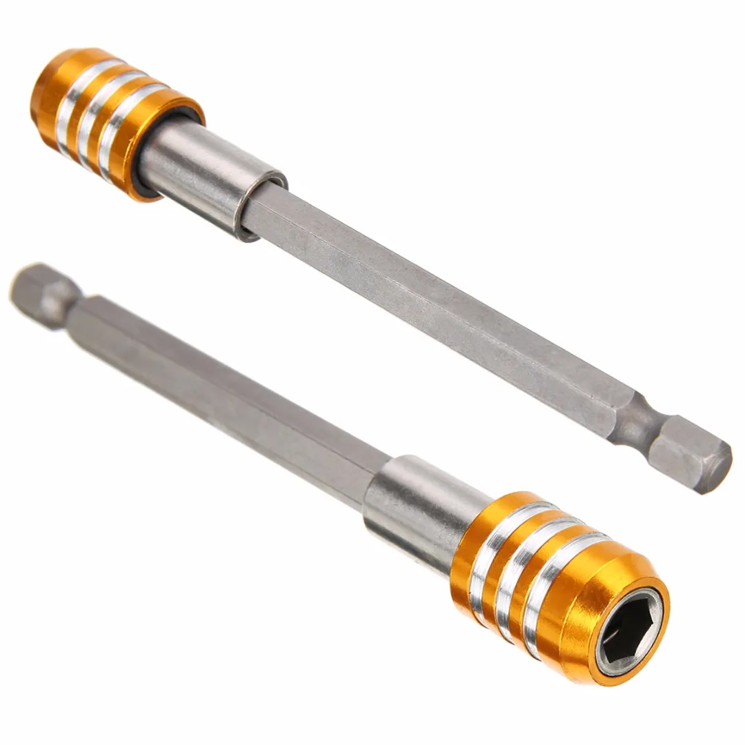 1 шт. Quick Release Магнитная отвёртки держатель бит 1/4 "Шестигранным хвостовиком электрические сверла держатель мелких предметов инструмент 100 мм