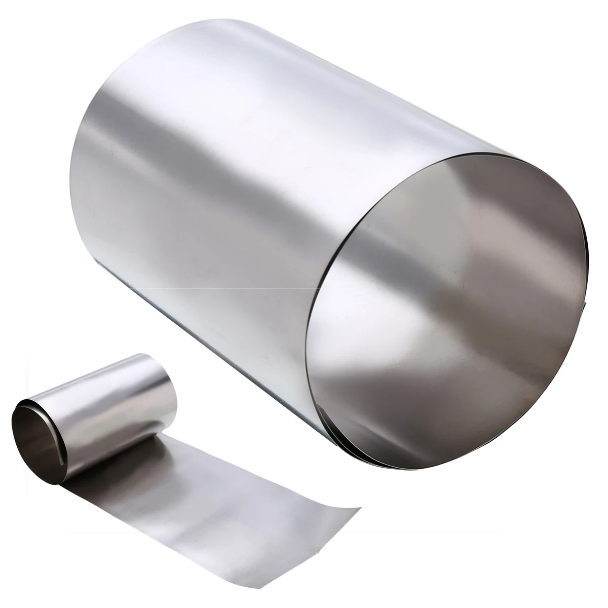 

1pc Ti Gr2 Titanium Sheet Thin Ti Plate Silver Metal Square Sheet Foil Craft with Corrosion Resistance 0.1x100x500mm