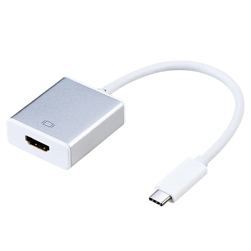 Rankman USB3.1 Male Type C to HDMI Female Adapter USB-C to HDMI 1080P Converter for Macbook 12 inch Chromebook Pixel TV