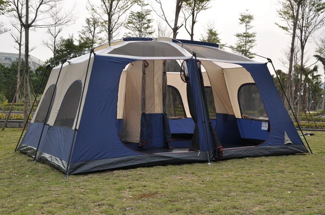 Bâche imperméable en nylon 210T pour tente de camping - 6 piquets et 6  cordes élastiques