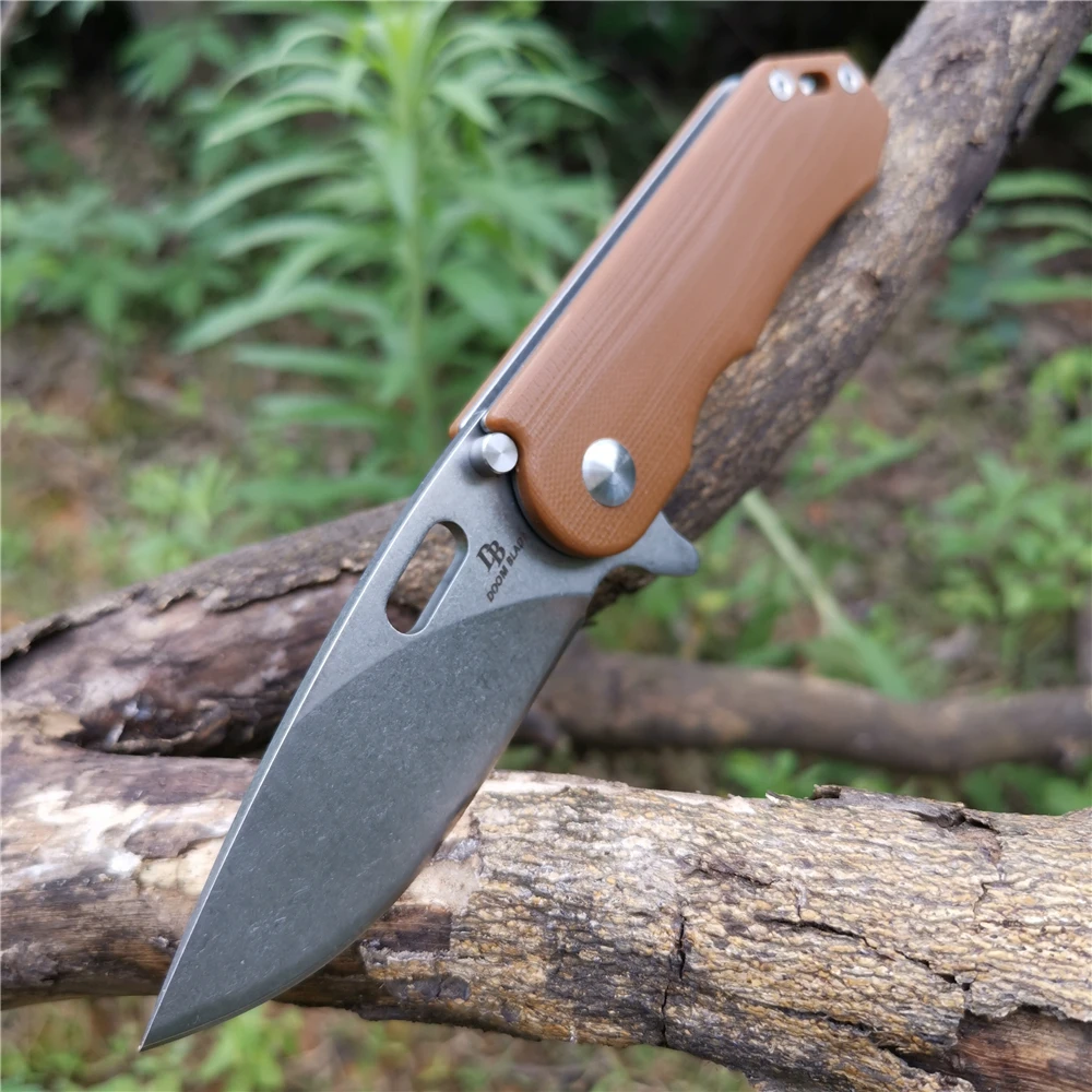 

D2 high quality outdoor survival tool knife, camping, fishing, barbecue cutting folding knife, survival knife