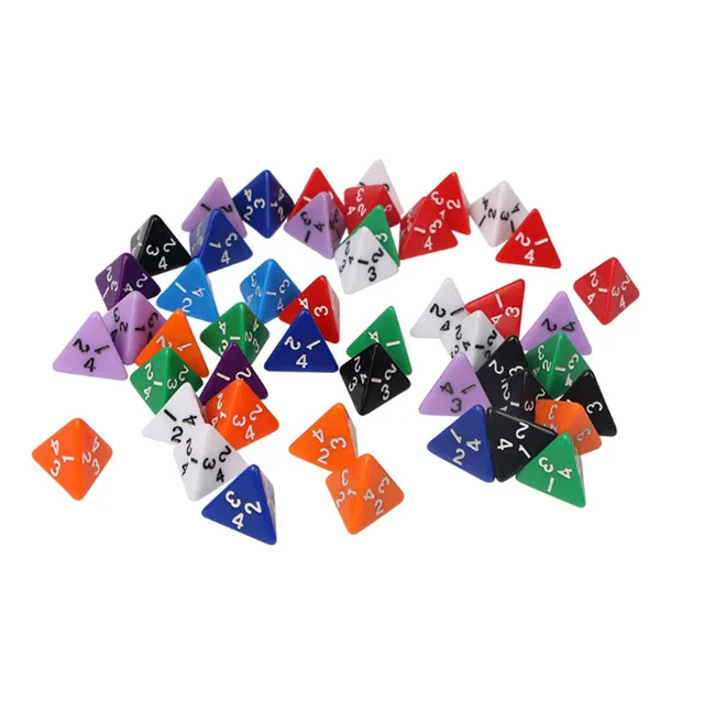 Dados para fiesta D4, dados poliédricos de 4 lados, dado de varias caras para juego de TRPG, Roleplay, dados divertidos de reunión, 5 uds. Dados para fiesta D4, dados poliédricos de 4 lados, dado de varias caras para juego de TRPG, Roleplay, dados divertidos de reunión, 5 uds.