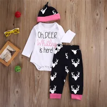 Fashion Newborn Baby rompers boy Romper branded Newborn baby clothes jumpsuit doll long Sleeve Baby boy Clothes christmas