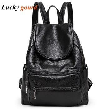 

Fashion Brand New Travel Backpack Korean Women Backpack Leisure Student Schoolbag Soft PU Leather Women Bag Z548
