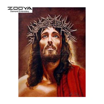 

ZOOYA Diamond Embroidery 5D DIY Diamond Painting Religious Jesus Diamond Painting Cross Stitch Rhinestone Decoration CJ635