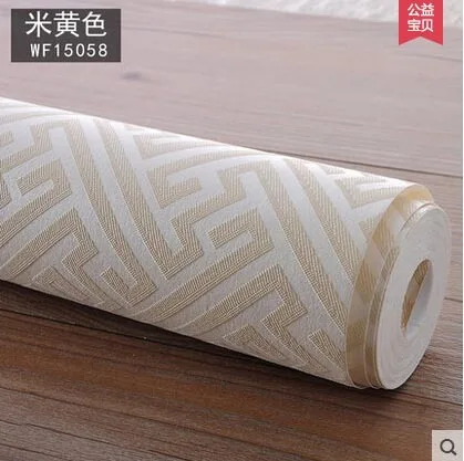 Wallpaper Simple Modern Chinese Non-woven New Wallpaper Tv Backdrop Living Room Study Chinese Style - Цвет: wf15058