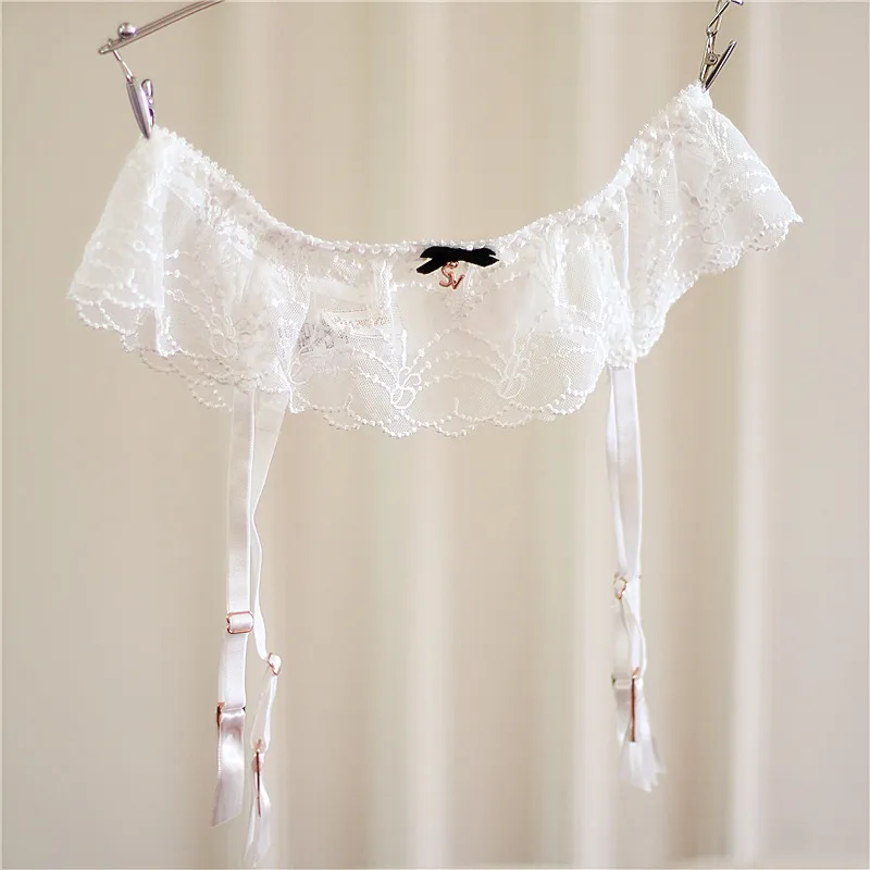 SV white size L KWAN. Z, мужские чулки, колготки, сексуальные, для ролевых мужчин, мужские колготки, пояс для чулок, сексуальные, ультра тонкие, medias abiertas, кружевные, Эротические - Цвет: SV white size L