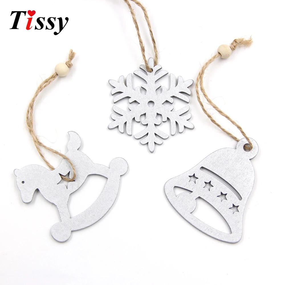 12 шт. золотые и белые рождественские снежинки|tree ornament|gift giftstree gift |