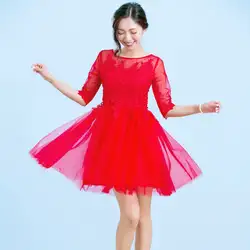 2017 новый Платья Невесты плюс размер изображения дешевые меньше чем $50 сексуальная романтический сестра простой элегантная мода красный