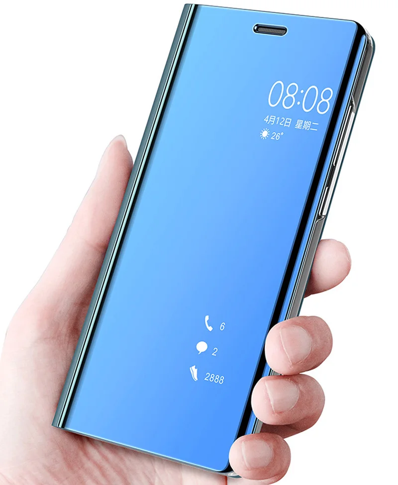 Для Huawei P20 pro P10 Lite P9 P8 2017 NOVA 3 3I 2 2I Y6 Y5 Y9 2018 Honor V10 9 9I Note10 Play смарт Чехлы зеркальный