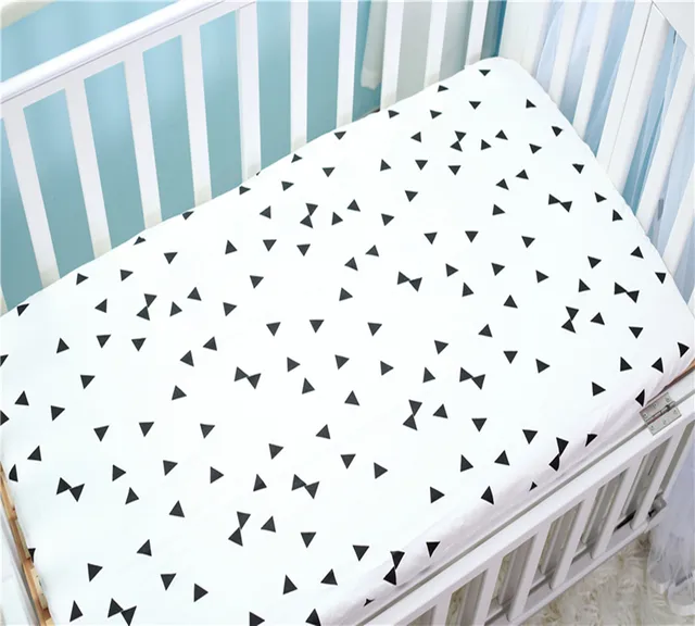 baby bed sheet flat baby rubber belt mattress cover cot sheet cotton rubber crib sheet