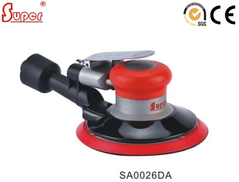 

6inch Air Random Orbital Sander Dust Free Dual Action Polisher with SELF GENERATED VACUUM 2.5mm / 5mm Orbit Sander (SA0026DA)