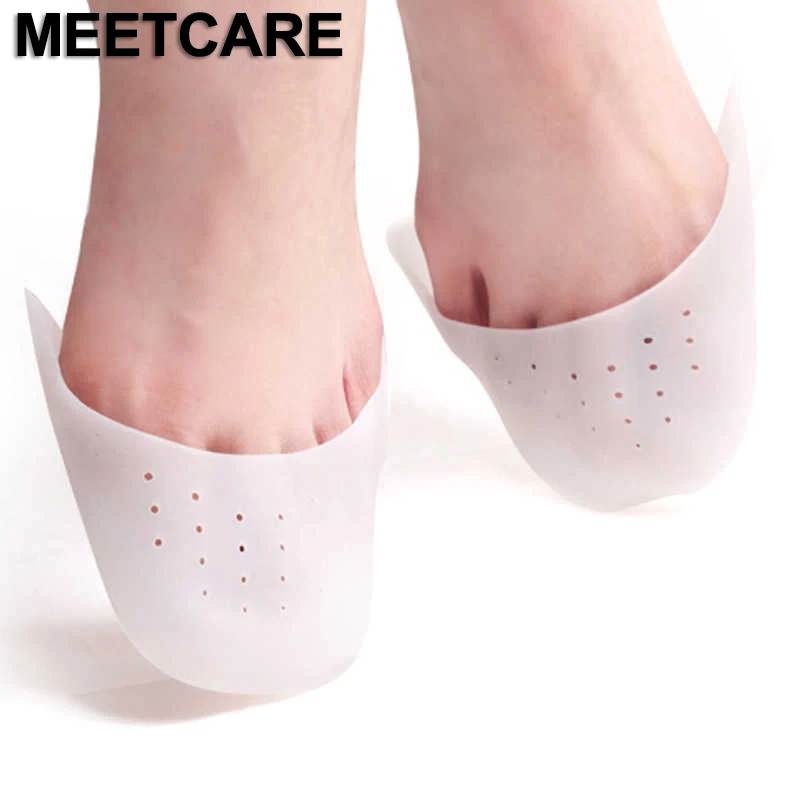 2 pairs Full Toe Silicone Pointe Gel Ballet Dance Shoes Insoles Correct