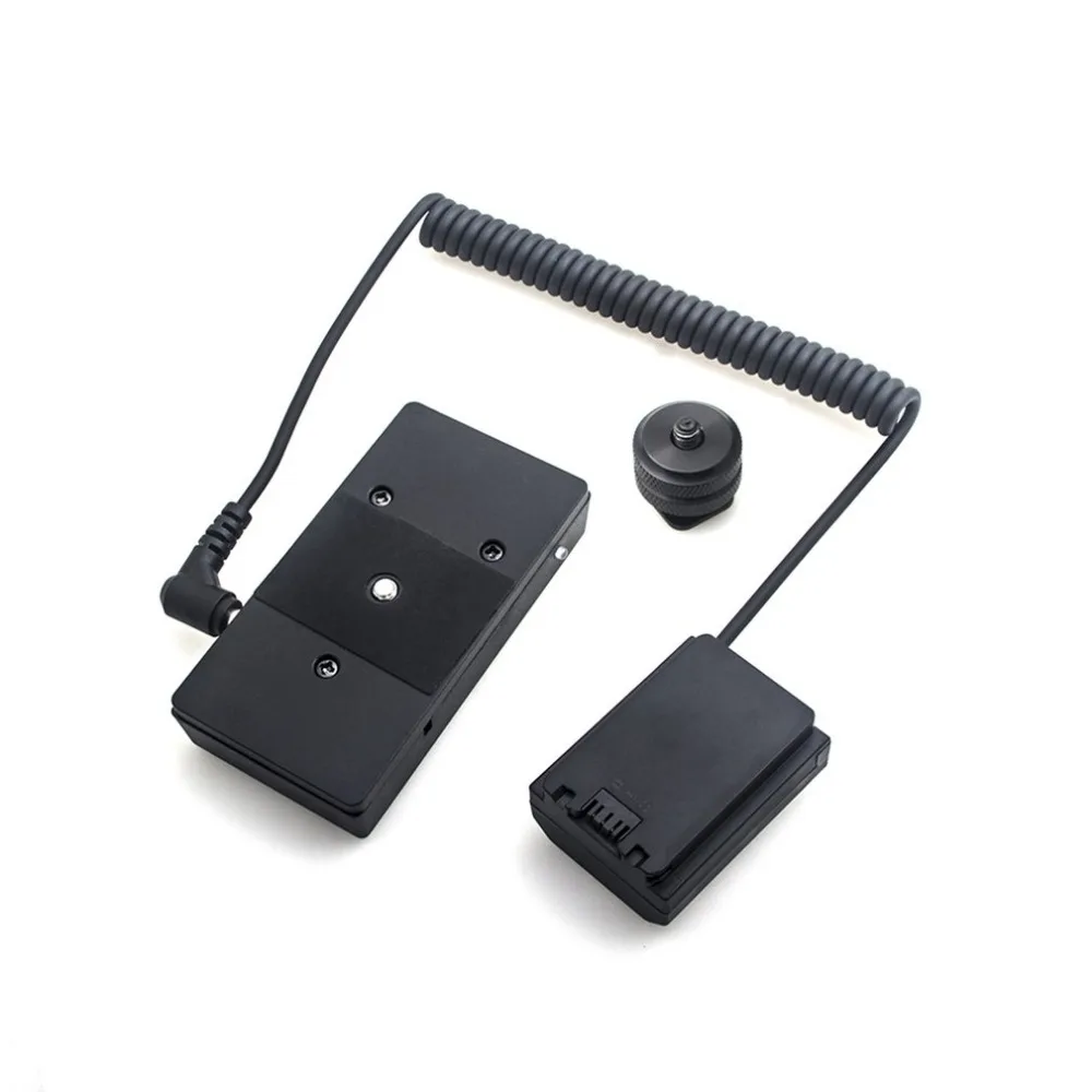 

Power Adapter NP-FZ100 Full Decoding Dummy Battery + F970 Battery Mount Plate Adapter Spring Cable for Sony Series
