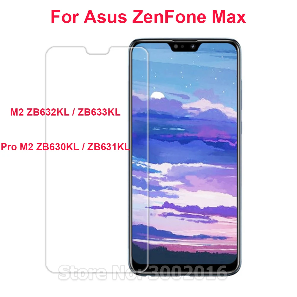2 шт закаленное стекло для Asus Zenfone Max Pro (M2) ZB631KL Защита экрана M2 ZB633KL защитная