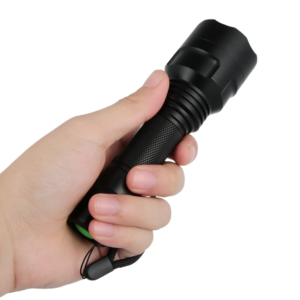 

1PC LED Flashlight Tactical Flash light 30000 Lumens Q5/T6 Zoomable 5 Modes Lanterna LED Torch Flashlights For Camping By 18650