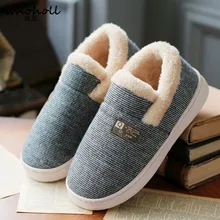 Winter couple cotton slippers women wear bags outside autumn and indoor moon warm hair home non-slip thick cotton shoes men Winter couple cotton slippers women wear bags outside autumn and indoor moon warm hair home non-slip thick cotton shoes men