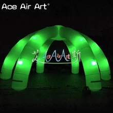 Освещение led гигантская надувная палатка-паук 6 ног для выставки автомобилей и большой паук игрушка палатка