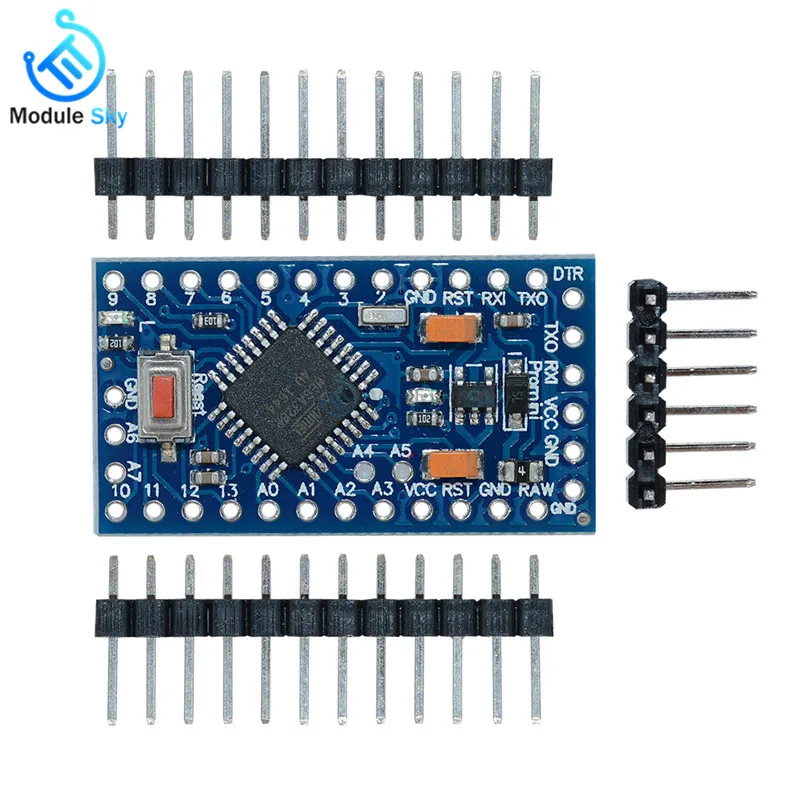 

2pcs Pro mini atmega328 Pro Mini 328 Mini ATMEGA328 3.3V 8MHz for Arduino