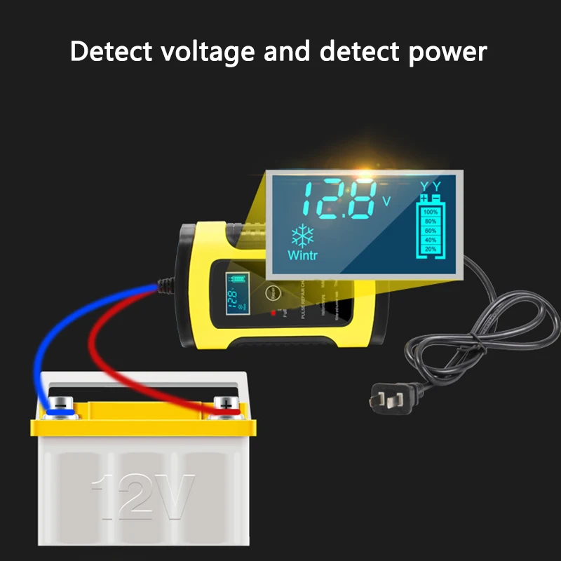 12V автоматическое автомобильное зарядное устройство для авто мотоцикла свинцово-кислотные батареи зарядки