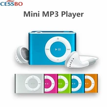 MP3 музыкальный медиа мини-зажим металлический USB классический MP3 плеер с наушниками Поддержка Micro 108G SD TF карта портативный аудио бег музыка