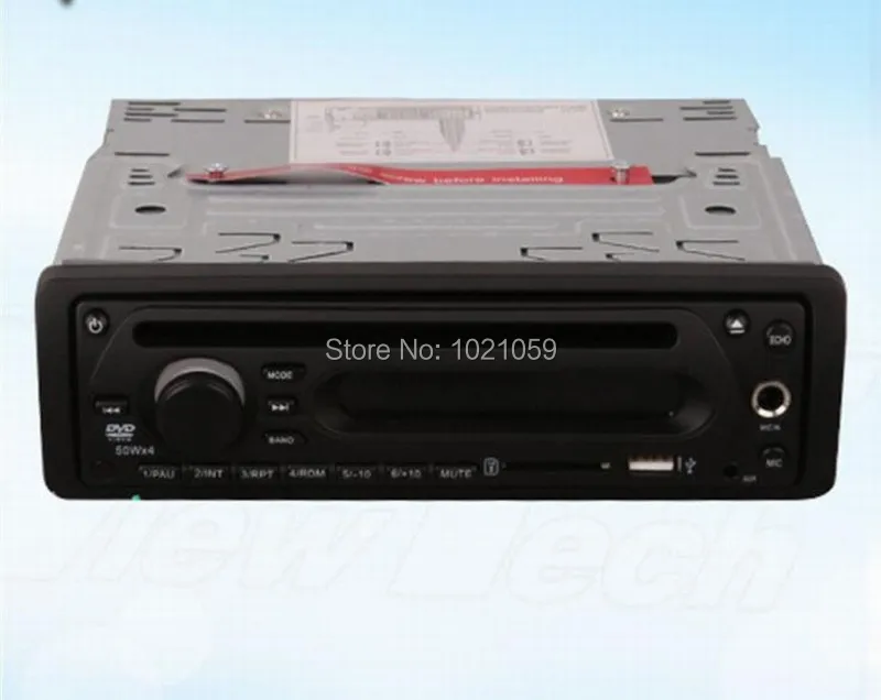 Flash Deal Free shipping 24V one din car dvd player with USB SD hard disck and microphone function 5