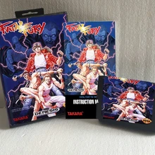 Fatal Fury 16 бит игра sega Mega Drive карты коробках с ручным для sega игры sega Mega Drive для Genesis