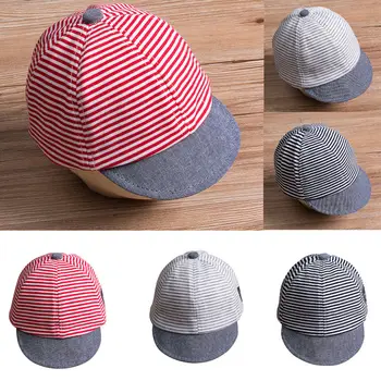 

Summer Newborn Baby Girls Boy Princess Infant Sun Cap Beret Hat Striped New Hot