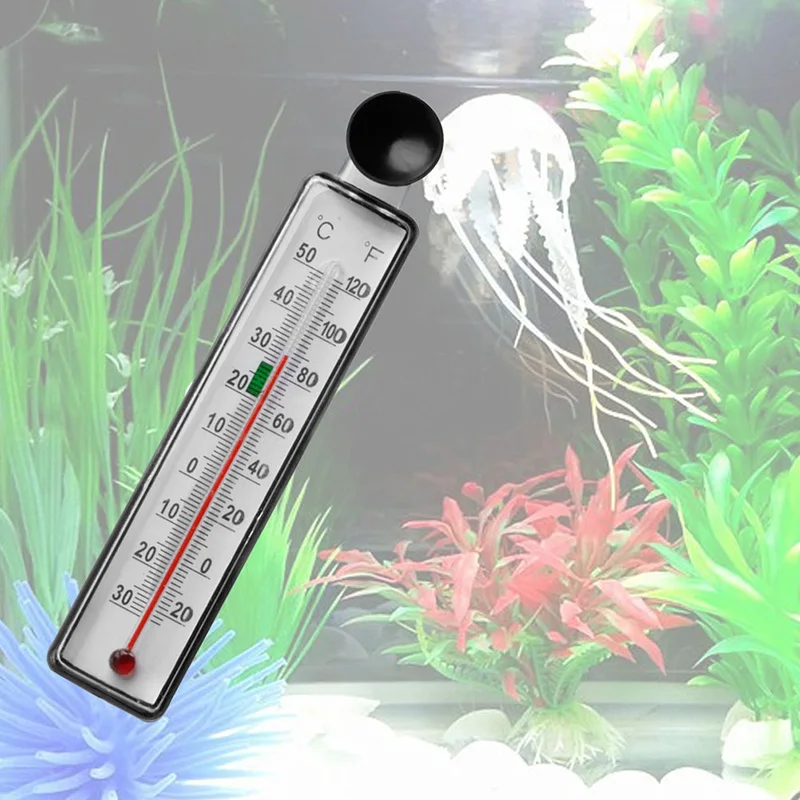Buy Aquarium Fish Tank Thermometer Glass Meter Water