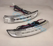 Car Rearview Mirror LED Side Turn signals Running Light Door Step Ground Lamp For Ford Kuga / Ecosport 2012-2014