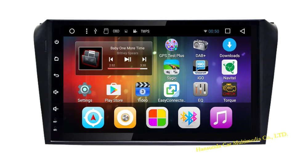 9 дюймовый HD 1024*600 четырехъядерный ОС Android 8 1 автомобильный dvd GPS плеер для Mazda 3 2004 2009