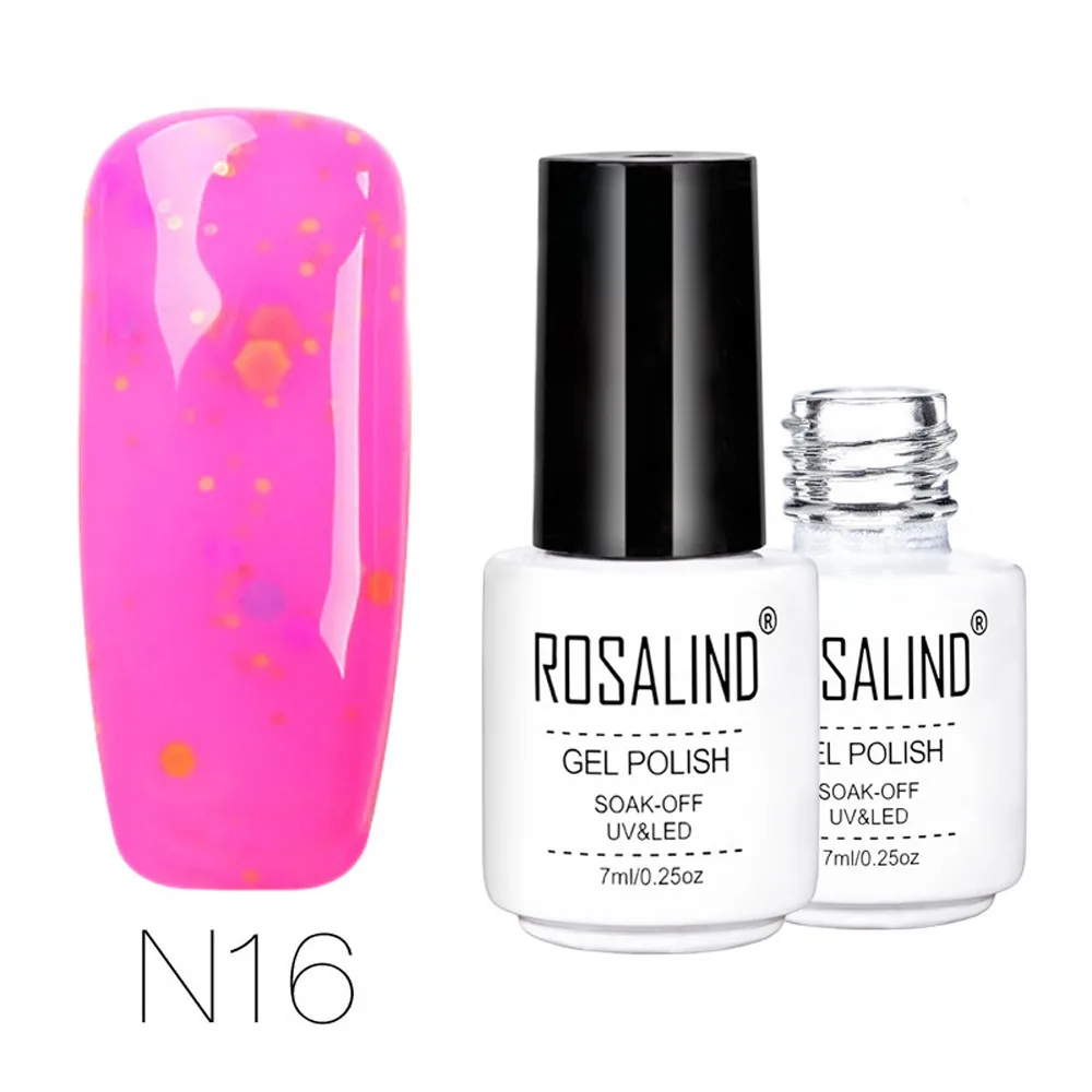 

ROSALIND 7ML Chameleo Nail Gel Polish Lucky Hybrid Varnish Set rainbow Nail Gel Polish UV LED Gel Polish Cheese series cosmetic
