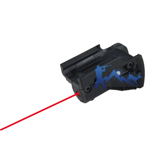 Ppt 5 мВт красный лазерный прицел Красная точка зрения для Glock 19 23 22 17 21 37 31 20 34 35 37 38 пистолет винтовка Охота OS20-0019