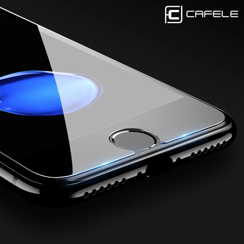  CAFELE Screen Protector für iphone X 7 8 6 6s plus 5 5s se Gehärtetem Glas 2.5D Rand schutz Glas Fi