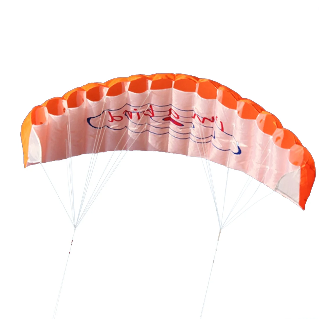 

Toys For Children 1.4m Dual Line Power Kite Parafoil Parachute Kite Sports Toy - Orange/Red.Blue