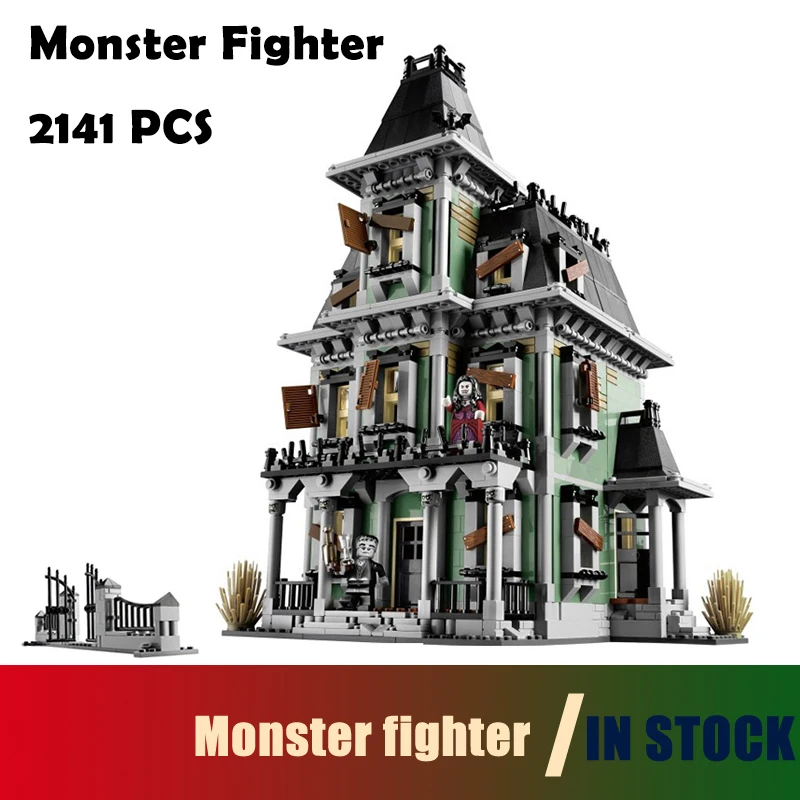 

Compatible Model Building Blocks toys 16007 2141Pcs Monster fighter Movies Series 10228 Educational DIY toys hobbies