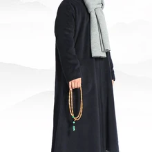 Унисекс, 5 цветов, зимний теплый плащ для медитации, дзен шаолин, монахи, боевые искусства, накидка, буддийские монахи, платье костюмы, синий/серый/коричневый