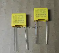 500pcs X2 0.1UF 104 100NF 275V P=10MM Regulation DIP Polypropylene Film Capacitor