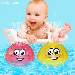 Ванна для детей водные игрушки Индукционная Игрушка для мальчиков забавная электрическая индукционная вода спрей шар для детей свет и