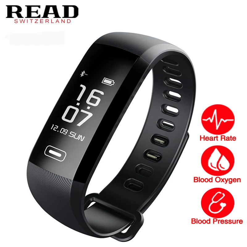 

READ R5MAX Smart WatchesTimer Bracelet Watch Stopwatch Big Screen Blood Pressure Heart Rate Monitor Blood Oxygen Fitness Tracker