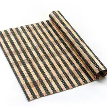 Натуральный Бамбуковый чайный коврик, китайский бамбуковый чайный набор, аксессуар, маленький, средний и большой размер на выбор