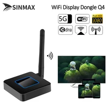 HDMI+ AV Выход Q4 1080 P Full-HD 2,4G/5,8G зеркальное отображение ТВ usb-модем для ТВ Дисплей приемник Ios Android VS mirascreen ТВ палка